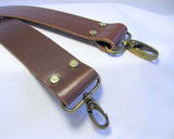 1.5 inch wide leather crossbody strap