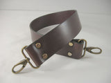 1.5 inch wide leather crossbody strap