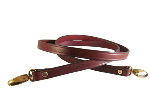1/2 in. wide (13mm)  Leather Cross Body Replacement Strap for Bags - 4 Colors