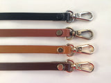 1/2 in. wide (13mm)  Leather Cross Body Replacement Strap for Bags - 4 Colors