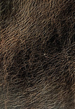 closeup of choc distressed leather