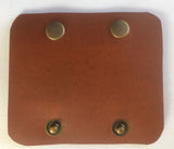 Quality Rust Brown Leather Handle Wrap Grip Sleeve Bag Straps Luggage Backpack