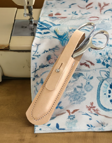 Vachetta Leather Case/Sheath Sewing/Fabric/Dressmaker Scissors/Shears 7–8 inch