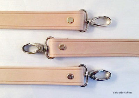 vachetta natural veg tanned 1 in. strap cross body