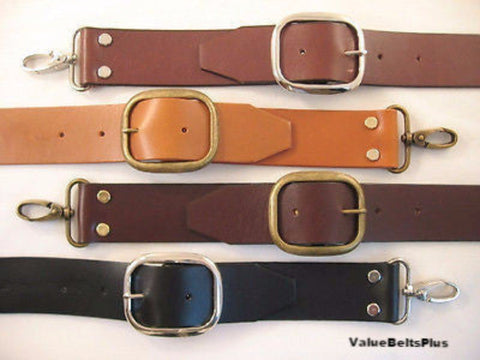 1.5 in. Leather adjustable cross body messenger replacement straps
