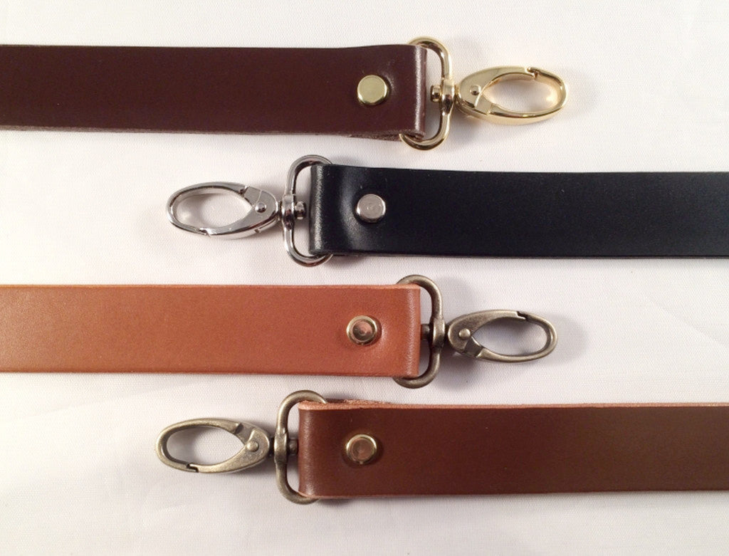 1 in. Leather Cross Body Shoulder Purse Messenger Bag Replacement Strap