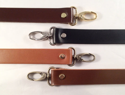 1 in. Leather Cross Body Shoulder Purse Messenger Bag Replacement Strap