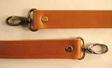 1 in. Leather Cross Body Messenger Bag Replacement Strap  Tan