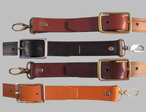 1 inch cross body leather adjustable strap