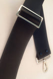 2 inch wide  Leather Adjustable Slide Convertible Cross Body Bag Strap 3 Colors