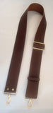 2 inch wide  Leather Adjustable Slide Convertible Cross Body Bag Strap 3 Colors 2 inch width