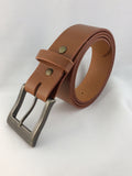 1.5" Top Grain 9-10 oz. VEG TANNED Work Casual Jeans Belt Snap-on Buckle 4 Colors