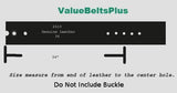 1.5 in. Thick Leather Casual-Work Belt 9-10 oz. Removable Buckle Belt w/Snaps 4 Colors