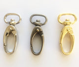 snap hooks gold, nickle antique