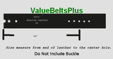Belt size guide