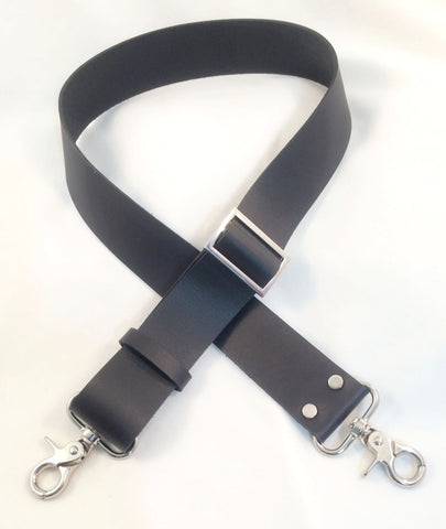 Leather Adjustable Convertible Slide Cross Body Bag Strap 1.5 inch width