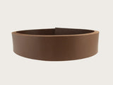 brown belt leather blank strip