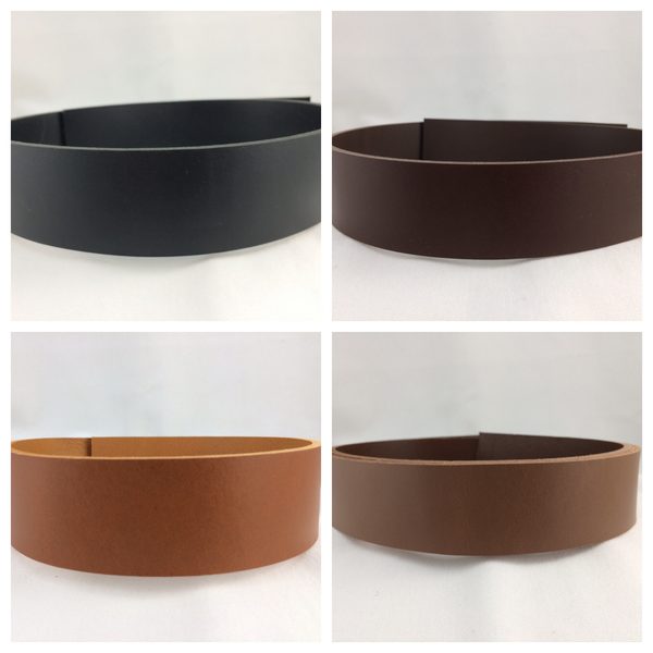 4 inch Width Leather Belt Strip Blank Crafts 9 10 oz. Choice of 4 colo ValueBeltsPlus