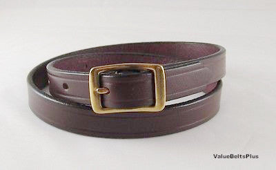 5/8 in. Leather Womens Ladies Belt - Choice of 4 Colors – ValueBeltsPlus