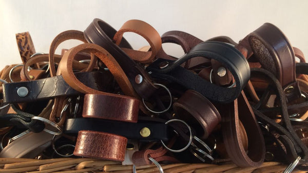1 in. Wide Heavy Duty Leather Belt Loop Key Fob Tool Keeper - Choice o –  ValueBeltsPlus