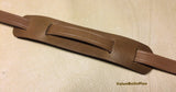 leather shoulder pad for bag, luggage or purse straps
