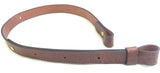 asian buffalo leather rifle sling antique brown