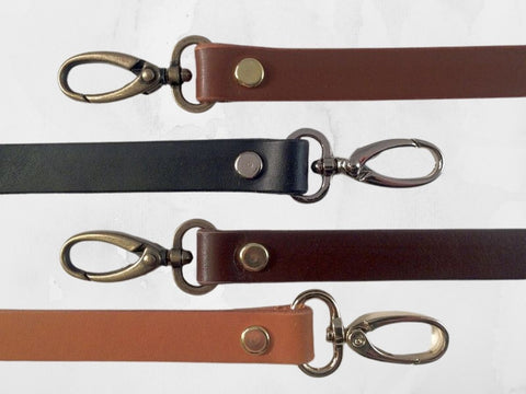 1/2" Genuine Cowhide Quality Leather Cross Body Handle Bag Replacement Strap NEW