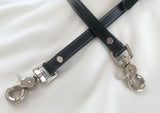 black leather strap for vintage coach bag