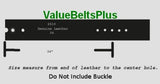 1.5" Top Grain LEATHER DARK BROWN Work Casual Jean Belt Removeable Buckle USA