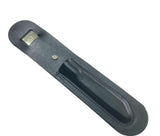 Scissor holster belt clip on style black leather