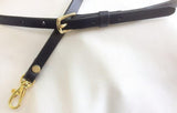 3/8" Width Leather Adjustable Cross Body Purse Hand Bag Replacement Strap - 4 Colors