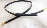 3/8" Width Leather Adjustable Cross Body Purse Hand Bag Replacement Strap - 4 Colors