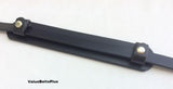 removable leather shoulder pad for bag, luggage or purse straps