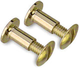 brass Chicago screws