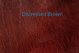 antique brown leather