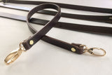 1/2" Genuine Cowhide Quality Leather Cross Body Handle Bag Replacement Strap NEW