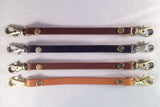3/8 in. Leather Strap Gamaguchi Pouchette Wallet Bag Purse Strap handle short Length: 10 or 12 inches Width: 3/8 inch