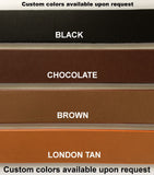 1.5" Top Grain 9-10 oz. VEG TANNED Work Casual Jeans Belt Snap-on Buckle 4 Colors