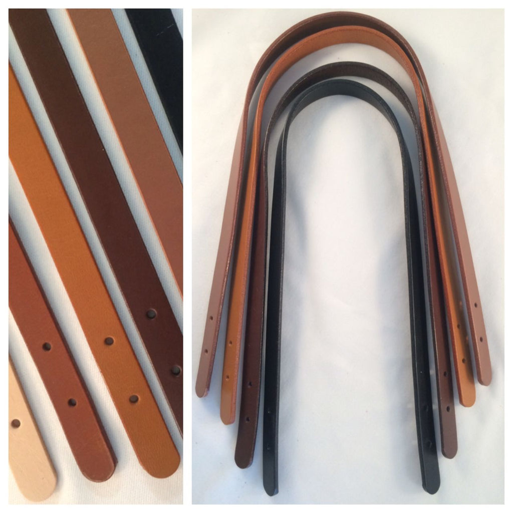 DIY veg tanned leather straps for bags, tote bags, purses