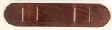 1" Leather Antiqued Brown Distressed Rifle Gun Carbine Sling & 12" Shoulder Pad