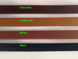 leather strips ValueBeltsPlus. 4 colors Black brown london tan and chocolate