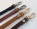 3/8" Tough Leather Cross Body Bag Purse Wallet Pouchette Strap - 5 Lengths