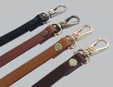 3/8 in. Skinny Narrow Leather Cross Body Hand Bag Replacement Strap