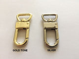 snap hooks gold nickel