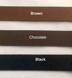 chrome tanned leather strips