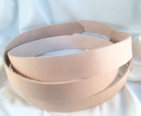 vachetta natural vegetable tanned leather strips