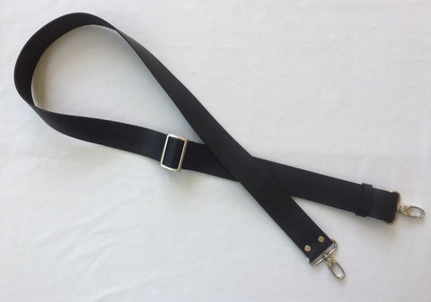 1.5 Quality Wide Leather Cross Body Purse Bag Strap New 5 Lengths 3 Colors Black / 52 / Gold Tone