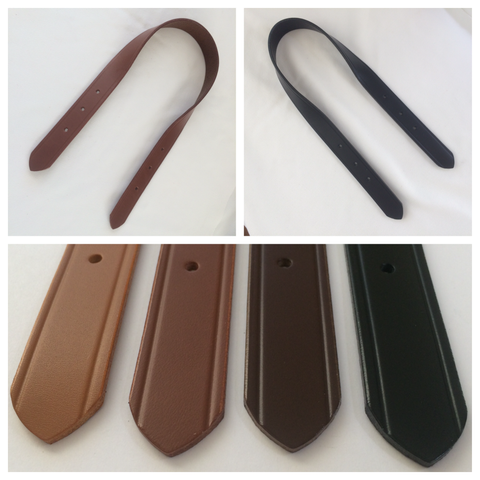 Leather Crossbody Shoulder Replacement Straps for Bags & Purses w/Buckles 30" to 52"