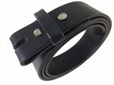 Black leather belt - ValueBeltsPlus Brand - thick leather - long lasting