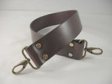 1.5 inch wide leather crossbody strap 